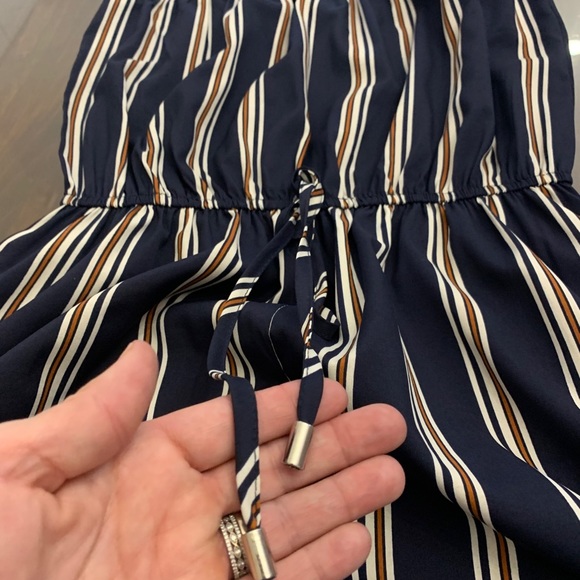 Strapless cropped romper. - Picture 6 of 9